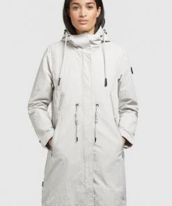 Khujo ADDA - Parka - Hellgrau, Mujer