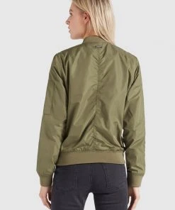 Khujo FENCY - Chaquetas Bomber - Khaki Pes, Mujer 2 Khujo FENCY - Chaquetas Bomber - Khaki Pes, Mujer -KHUJO Tienda 9400a43a8f2f4592a03328cc8845f140