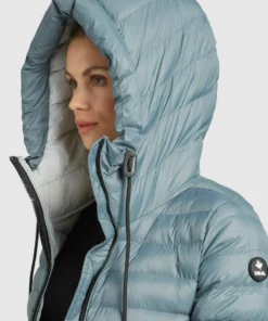 Khujo LOVINA2 SHINE - Chaqueta Fina - Blaugrau, Mujer -KHUJO Tienda 94f422d27cce4bd480ba5d5943648b4c