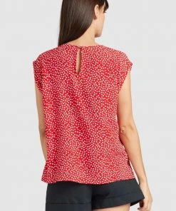 Khujo VIDA - Blusa - Rot, Mujer -KHUJO Tienda 963300657b074837b84741c53c59a4d2