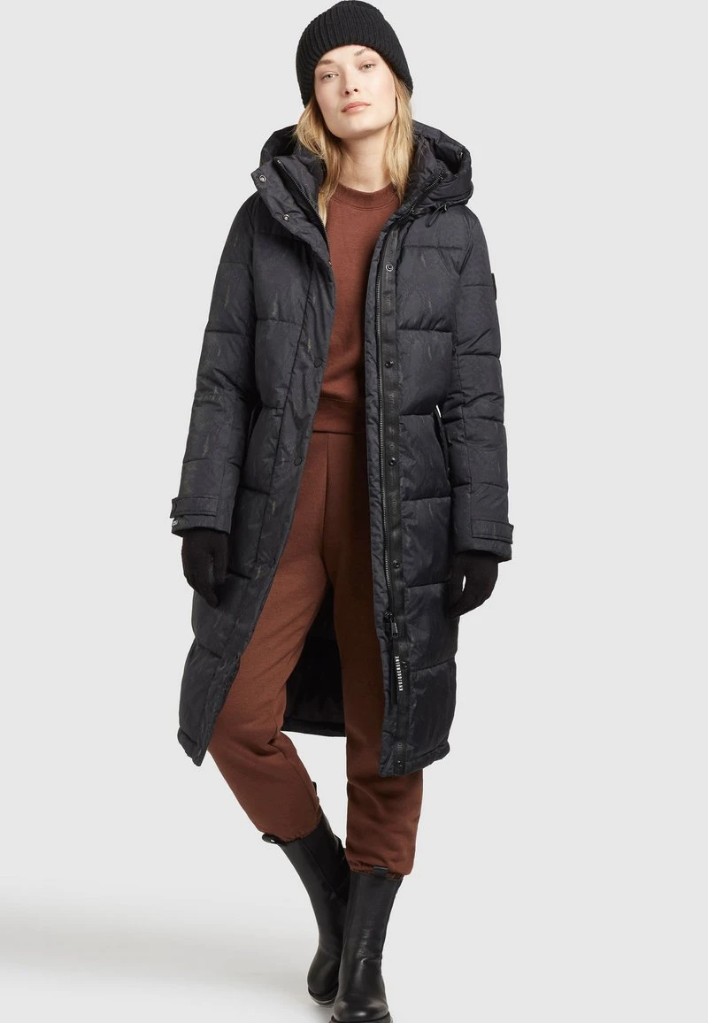 Khujo DAKOTA - Abrigo De Invierno - Schwarz Schlangenmuster, Mujer 2 Khujo DAKOTA - Abrigo De Invierno - Schwarz Schlangenmuster, Mujer - Imagen 2