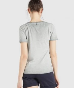 Khujo PERGOLA - Camiseta Básica - Grau, Mujer -KHUJO Tienda 9664502d17ed4a8aab9097ca10b64db7