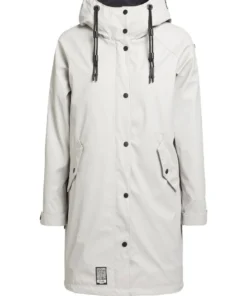 Khujo ODELIE - Impermeable - Hellgrau, Mujer -KHUJO Tienda 96ca3e2e70fd4ade80596c1da1909e04