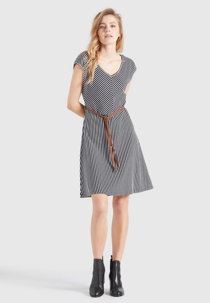 LEIFA - Vestido informal - dunkelblau-weiß gestreift Khujo LEIFA - Vestido Informal - Dunkelblau-weiß Gestreift, Mujer -KHUJO Tienda 9764519df4154983ba63e28a82b195b0