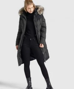 Khujo LUBECK LONG - Abrigo De Invierno - Dunkelgrau, Mujer -KHUJO Tienda 98ec67aca8ac40878d323dd007d4238d