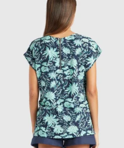 Khujo SAWYER - Blusa - Xc3 Lichen Sketch Floral App, Mujer -KHUJO Tienda 990f8fd18d464733a903ddf12bb13f04