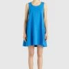 Khujo KLEID BREALYNN - Vestido Informal - Blau, Mujer