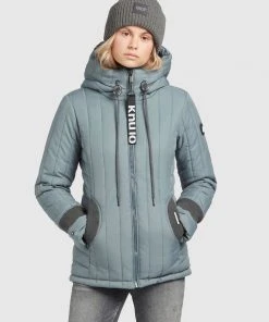 Khujo TWEETY PRIME5 - Chaqueta De Entretiempo - Blaugrau, Mujer