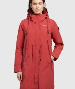 Khujo ADDA - Parka - Rot, Mujer