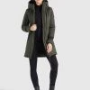 Khujo JERRY PRIME5 STRUCTURED - Abrigo De Invierno - Dunkeloliv, Mujer