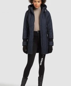 Khujo JERRY PRIME5 STRUCTURED - Abrigo De Invierno - Dunkelblau, Mujer -KHUJO Tienda 9df11d47f2984cf2b0c0c5d619df6d92
