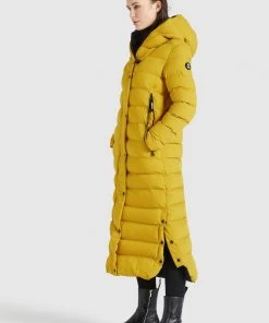 Khujo DIWANA MATT - Abrigo De Invierno - Gelb, Mujer -KHUJO Tienda 9e094a27190b40db9ce768de8d2dfa1f