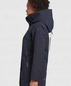 Khujo VIONA2 - Abrigo De Invierno - Dunkelblau, Mujer -KHUJO Tienda 9ff3672e42c44fbca2911e44dee5b3a1