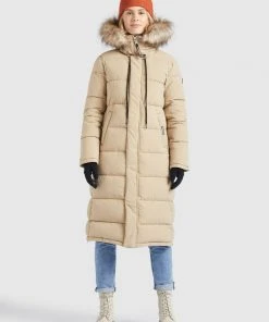 Khujo LISSANDRA - Abrigo De Invierno - Beige, Mujer