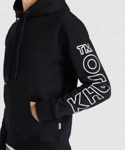 Khujo RODNEY - LOGO - Jersey Con Capucha - Black, Hombre -KHUJO Tienda a0f085a2b59148329add4f4f62f5e88f