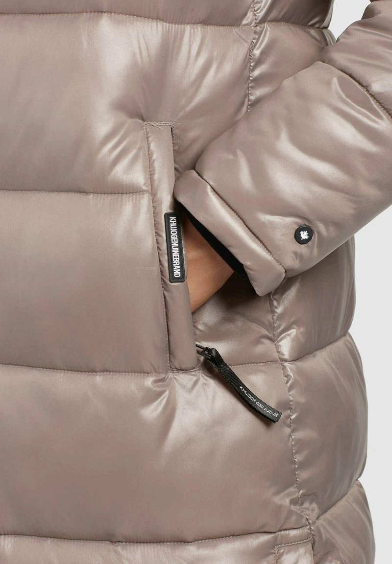 Khujo CORINNA SHINY - Abrigo De Invierno - Taupe Glänzend, Mujer 8 Khujo CORINNA SHINY - Abrigo De Invierno - Taupe Glänzend, Mujer - Imagen 8