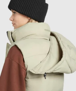 Khujo MAGNETA MATT - Chaleco - Blassgrün, Mujer -KHUJO Tienda a3c24c3cea814ef0a78b36b56b3830b5