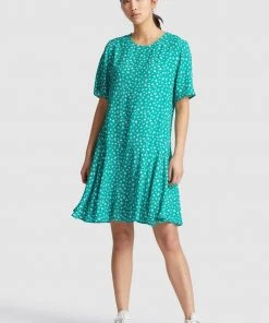 Khujo AVARU - Vestido Informal - Grün, Mujer