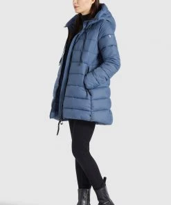 Khujo YACI - Abrigo De Invierno - Blau, Mujer -KHUJO Tienda a54a72ce13d54c0588087e9cd251bd2a