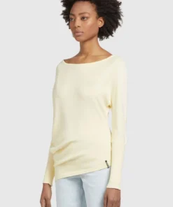 Khujo SHEA - Jersey De Punto - Hellgelb, Mujer -KHUJO Tienda a58f4a9e1c0446f3b41c6551a58d2ad9