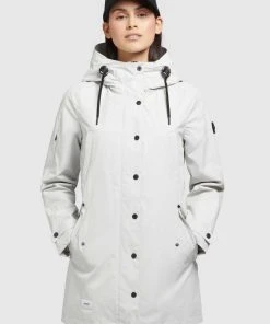 Khujo JELLE - Parka - Hellgrau, Mujer