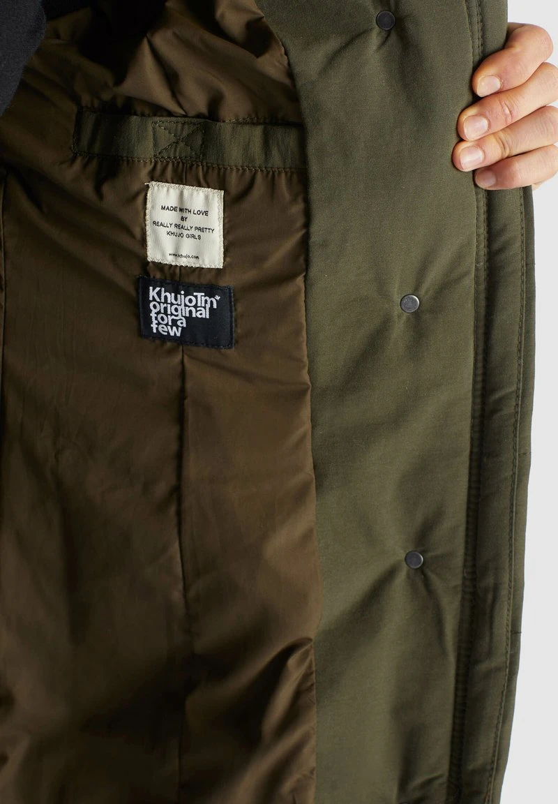 SHERMA2 - Abrigo de invierno - oliv Khujo SHERMA2 - Abrigo De Invierno - Oliv, Mujer -KHUJO Tienda a6fbad7d5be54ab7af71d91954693465