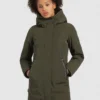 Khujo VIONA2 - Abrigo De Invierno - Dunkeloliv, Mujer