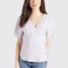 Khujo GIOVANNA - Blusa - Flieder-weiß Gepunktet, Mujer
