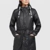 Khujo GLENNA - Impermeable - Schwarz, Mujer