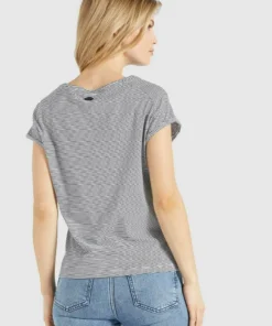 Khujo BABSI - Camiseta Estampada - Weiß Blau Gestreift, Mujer 11 Khujo BABSI - Camiseta Estampada - Weiß Blau Gestreift, Mujer -KHUJO Tienda a8dc251678494a28b337d64b205b998c