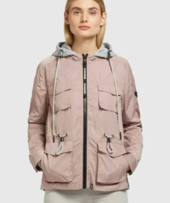 Khujo FLAMES - Chaqueta Fina - Blassrosa, Mujer