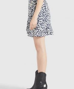 Khujo UNDINE - Falda Acampanada - Dunkelblau-weiß Geblümt, Mujer 6 Khujo UNDINE - Falda Acampanada - Dunkelblau-weiß Geblümt, Mujer -KHUJO Tienda a9b11584a1784e7db3233bd0969646eb