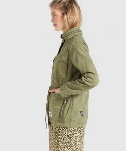 Khujo PAOLA2 - Parka - Oliv, Mujer -KHUJO Tienda acdcb2d8ac5b4cfda45a02a455726ebc