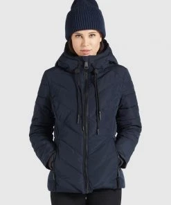 Khujo EIJA2 - Chaqueta De Invierno - Dunkelblau, Mujer
