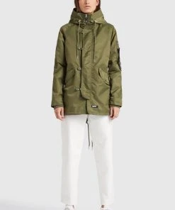 Khujo TIANA - Chaqueta Fina - Olive, Mujer