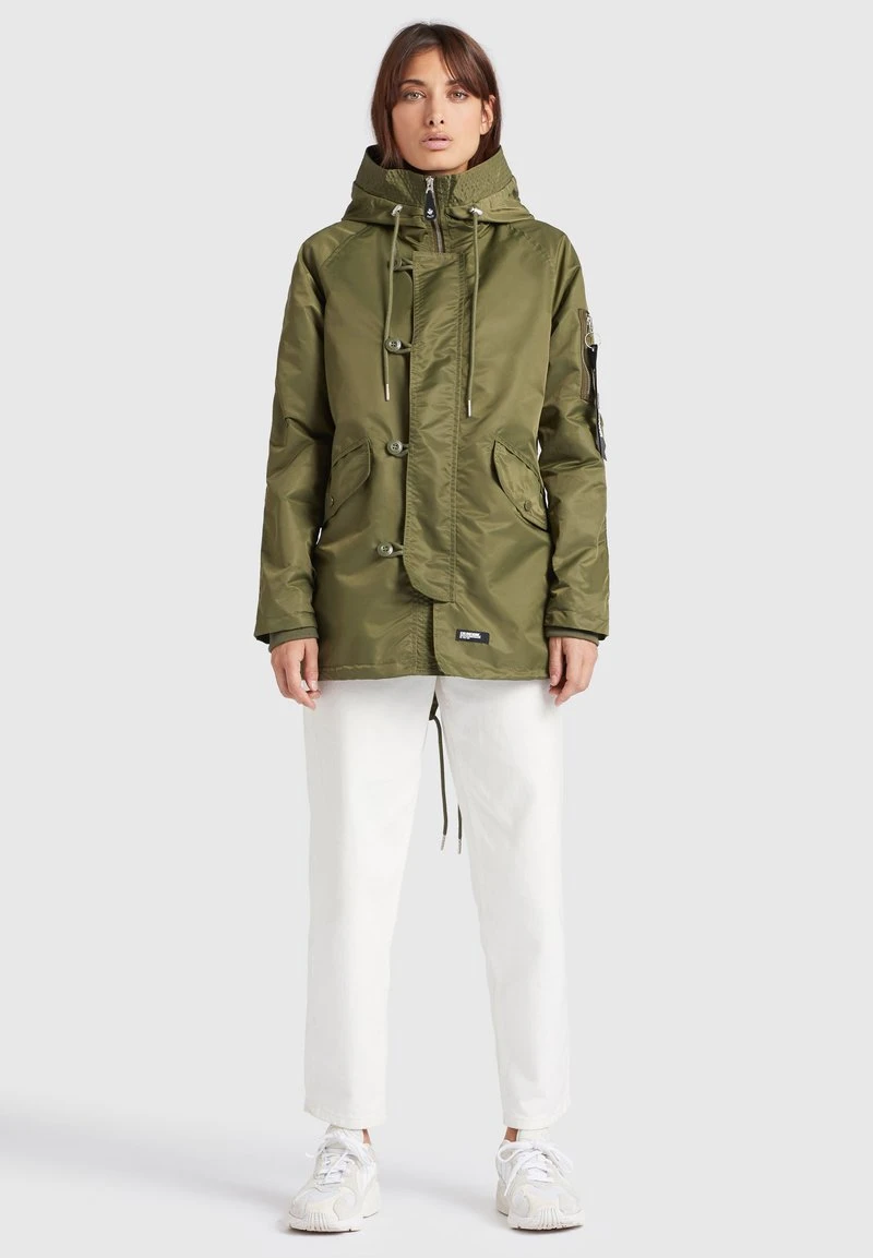 TIANA - Chaqueta fina - olive Khujo TIANA - Chaqueta Fina - Olive, Mujer -KHUJO Tienda adba95c9a41f4c3c939caa16651d1014