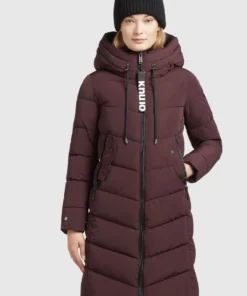 Khujo AYLEENA - Abrigo De Invierno - Weinrot, Mujer