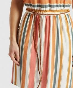 Khujo GABY - Vestido Ligero - Mehrfarbig Gestreift, Mujer -KHUJO Tienda aed719ba95c64fd896c56a1f4df0b3fb