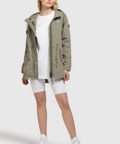 Khujo CAIMA - Parka - Graugrün, Mujer -KHUJO Tienda afc99f77b2c84cf59f3003fab0256c7f