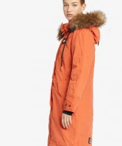 Khujo EFFI - Abrigo De Invierno - Orange, Mujer -KHUJO Tienda b060769f72974792a2a03800940d1cfe