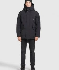 Khujo GORD - Abrigo De Invierno - Schwarz, Hombre