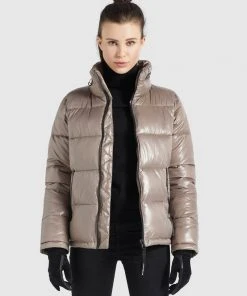 Khujo BLONDIE - Chaqueta De Invierno - Taupe Glänzend, Mujer -KHUJO Tienda b0ae3d67b0924b78be14d8532e5ba74d