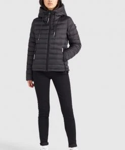 Khujo LOVINA - Chaqueta De Entretiempo - Schwarz, Mujer