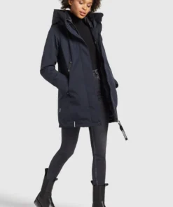 Khujo VIONA2 - Abrigo De Invierno - Dunkelblau, Mujer -KHUJO Tienda b646ca7ae11a40af95c7c6d21bc5591b