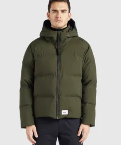 Khujo RODNEY - Chaqueta De Invierno - Dunkeloliv, Hombre