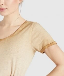 Khujo BARU - Camiseta Básica - Sand, Mujer 3 Khujo BARU - Camiseta Básica - Sand, Mujer -KHUJO Tienda b803ec9cc629487d8a472fefaaf8eecd