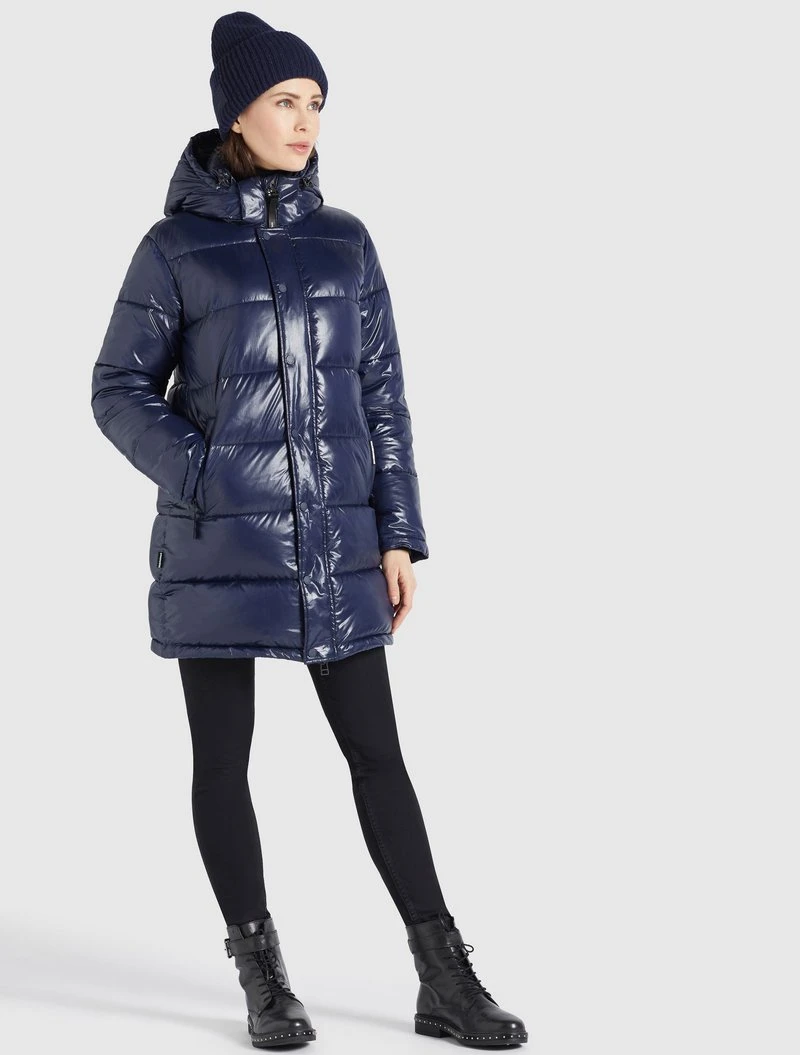 WENCKE SHINY - Abrigo de invierno - dunkelblau glänzend Khujo WENCKE SHINY - Abrigo De Invierno - Dunkelblau Glänzend, Mujer -KHUJO Tienda b859678191184625a80a44bb729aea23