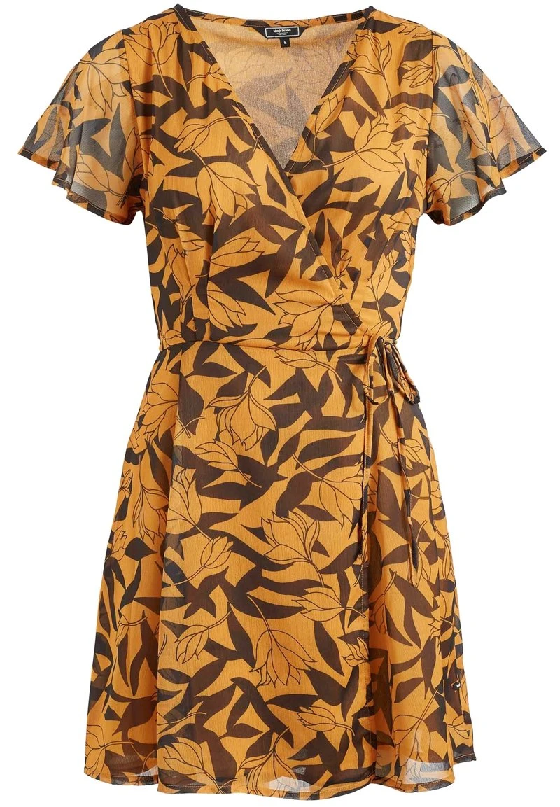 VARVARA - Vestido informal - orange/black Khujo VARVARA - Vestido Informal - Orange/black, Mujer -KHUJO Tienda b8833a6fd919453289005a4154da51c2