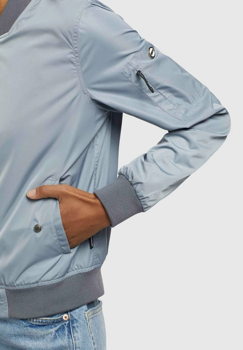 Khujo STENCE - Chaquetas Bomber - Blaugrau Hell, Mujer 4 Khujo STENCE - Chaquetas Bomber - Blaugrau Hell, Mujer - Imagen 4