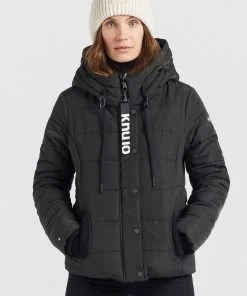 Khujo SYBILLE LIGHT - Chaqueta De Invierno - Dunkelgrau, Mujer